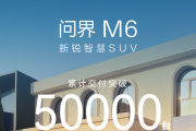 问界M6累计交付突破5万台